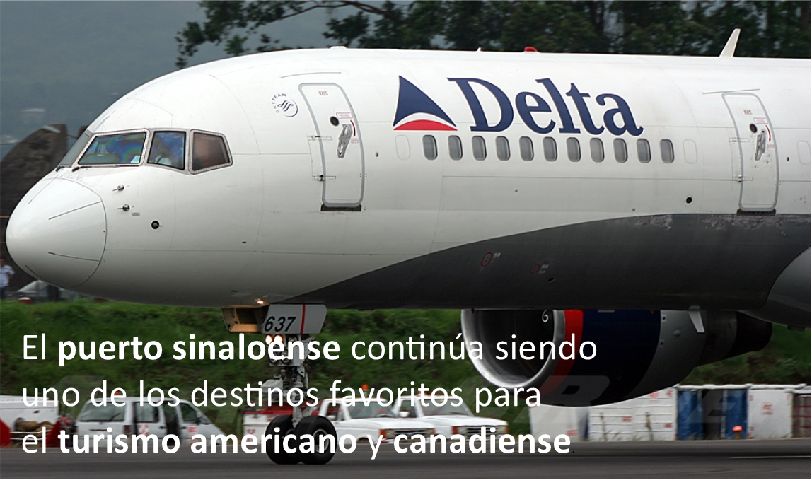 Regreso de la Aerolínea Delta a Sinaloa habla de la confianza al Estado